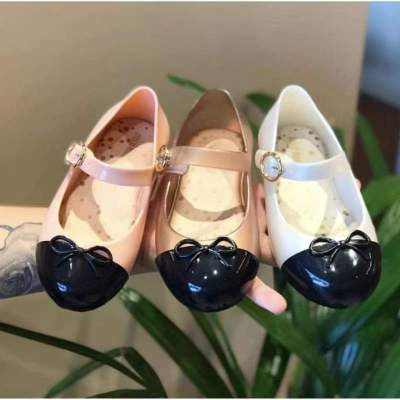 【Free Shipping】2023Melissaˉ jelly shoes childrens sandals ballet shoes small fragrance shoes girls flat shoes