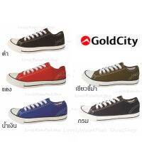 ™♀ GoldCity1207-1/4 รองเท้าผ้าใบใส่ทนใส่ดี มีหลายสี พื้นนุ่ม(พร้อมส่ง!) Size 36-47มี19สี