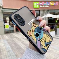 Jlingji เคสสำหรับ Huawei Nova 8 Pro Nova 8 Se,เคสแฟชั่นสติทช์น่ารักบางมีน้ำค้างแข็งโปร่งใสแข็งขอบสี่เหลี่ยมรูปแบบเคสกันกระแทกปลอกซิลิโคนคลุมทั้งหมดป้องกัน Softcase