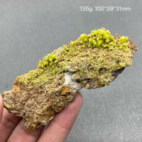 หินตัวอย่างแร่ pyromorphite ธรรมชาติและคริสตัลคอลเลกชันหินมีค่ากล่องควอตซ์ขนาดจีน