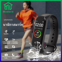 Modern M4 สายรัดข้อมือ นาฬิกา อัจฉริยะ M4 Smart Bracelet Watch Band Fitness Bracelet Bluetooth Waterproof Man Women Fitness Tracker Smart Watch