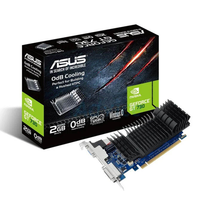 VGA ASUS GIGABYTE GEFORCE GT 730 SL BRK 2GB DDR5 By Lazada