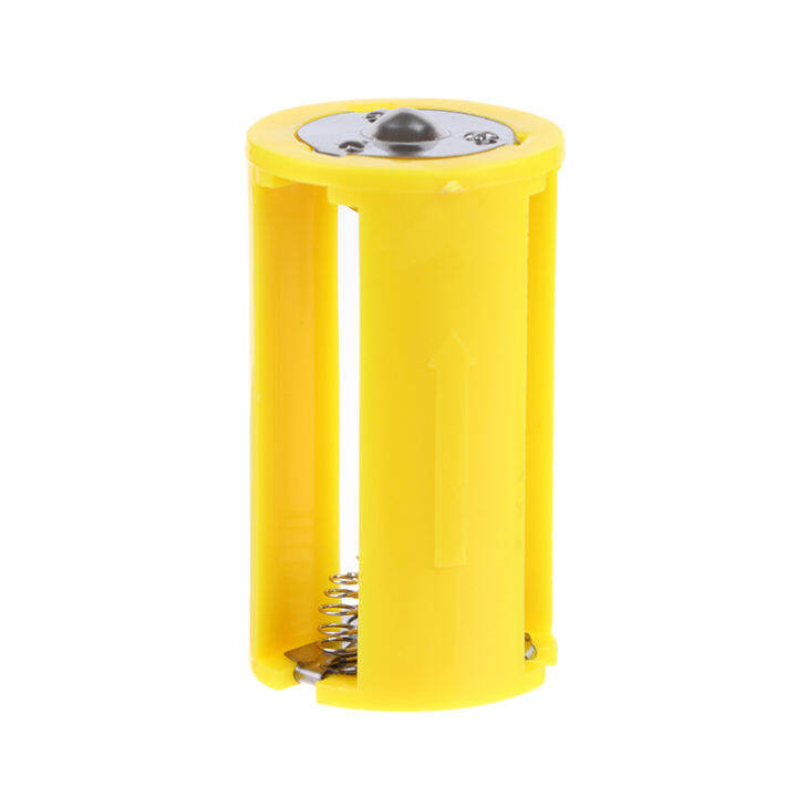 [fuchun] 3xAA to D Size Battery Holder Case Conversion Battery Box Adapter Converter Switcher