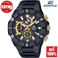 Casio Edifice นาฬิกาข้อมือผู้ชาย โครโนกราฟ เรซซิ่งสไตล์ สายสแตนเลส รมดำ รุ่น EFR-569DC-1A ของแท้ ประกัน CMG