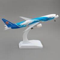 เครื่องบินจีนใต้เครื่องบินขนาด20ซม. 787โบอิ้งพร้อมโครงอัลลอย B787อุปกรณ์ลงจอดของเล่นโมเดลของเด็กของขวัญสำหรับเด็ก