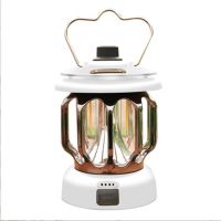 LED Camping Light Portable Retro Lantern Vintage Tent Lighting Lights USB Rechargeable Waterproof Outdoor Lamp