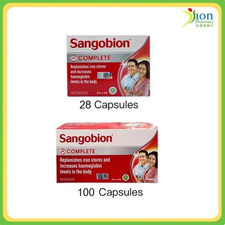 SANGOBION COMPLETE CAPSULES 28S / 2X28S / 100S Lazada