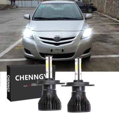 หลอดไฟหน้า Led สําหรับรถยนต์ Toyota Vios(ncp93) 2007 2008 2009 2010 2011 2012 2013-2 ชิ้น H4