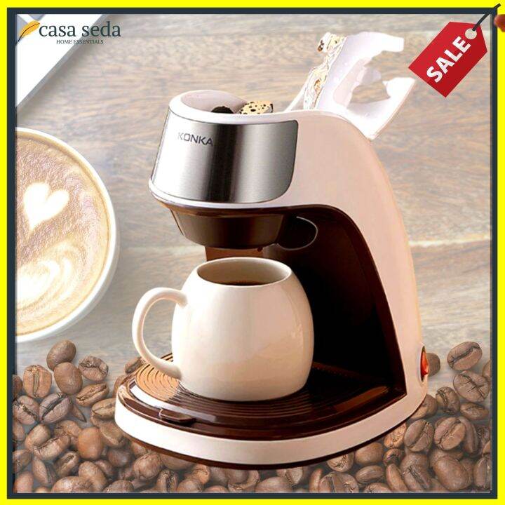 Casa Seda Coffee Maker Machine Portable Mini Espresso Machine with Cup