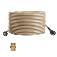 50ft 5000PSI High Pressure Washer Hose M22 Connector Replacement Extension Hose Water Cleaning Hose Sewer Jetter Pipe Kit
