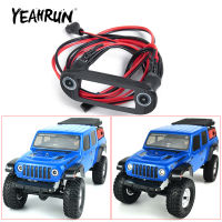 YEAHRUN Front Light Lamp White LED Headlight for Axial SCX24 AXI00002 AXI00005 124 RC Crawler Car Upgrade parts Accessories