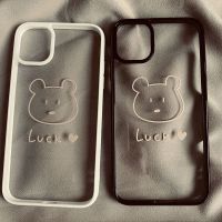 Little Bear Phone Case For Iphone 13/14Promax Phone Case for Iphone11/12 Transparent Xrxs Drop-Resistant 78plus Female