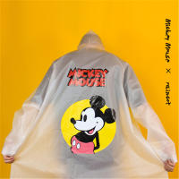 Mickey Raincoat EVA Material Girls Women Raincoat Rainproof Poncho Rain Gear Men Rainsuit Travel Walk