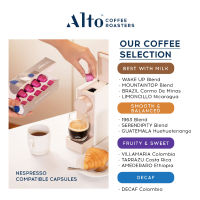 Alto Coffee กาแฟแคปซูล สำหรับเครื่อง Nespresso มี 10 รสชาติ บรรจุกล่องละ 10 แคปซูล