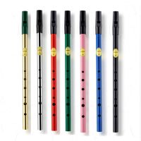 ขลุ่ยนกหวีดไอริชทองเหลือง C/d Key Ireland Feadog ขลุ่ยดีบุก Pennywhistle โลหะ Dizi Feadan 6สีเครื่องดนตรี Haven Mall