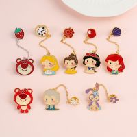 Disney Alice in wonderland Princess Lapel Pins for Backpacks Cute Enamel Pines Badge Brooches Jewelry Accessories Gift for Girls Fashion Brooches Pins