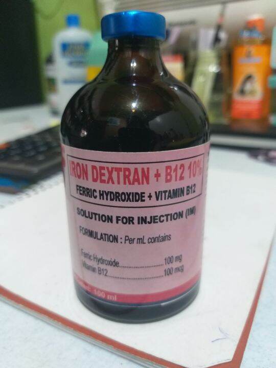 Iron Dextran +B12 10 100ml Lazada PH