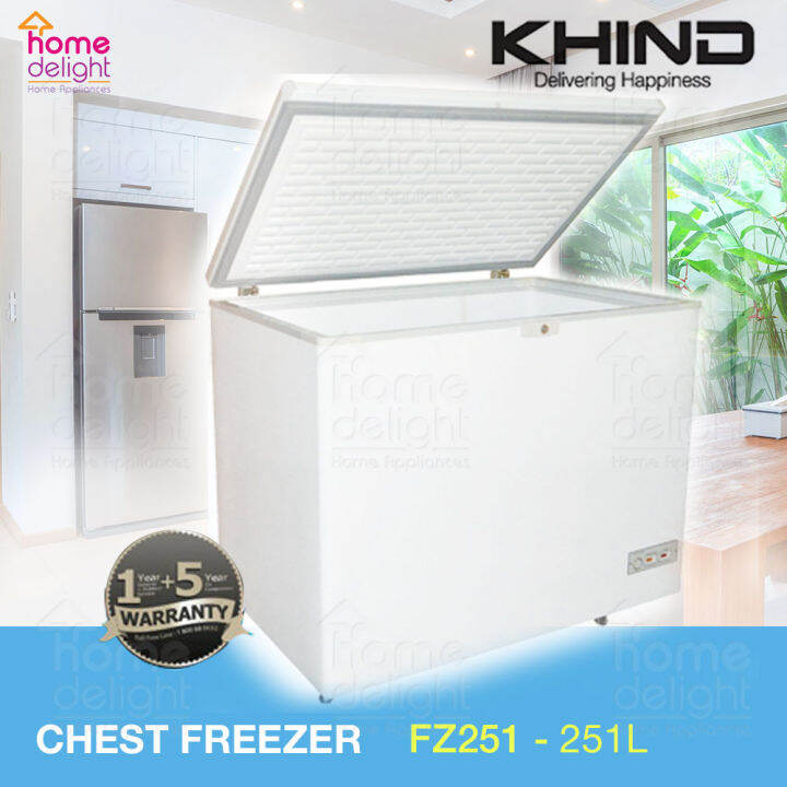 Khind Chest Freezer 251L [FZ251] Lazada
