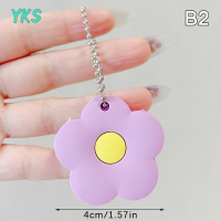 ?【Lowest price】YKS ฝาครอบกุญแจดอกไม้การ์ตูนหมวกซิลิโคนกุญแจที่ใส่แบบนิ่มแข็งพวงกุญแจสำหรับหญิงสาวผู้หญิง2023ของขวัญเล็กๆน้อยๆ