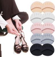 ■ 2pieces 1pair Pedicure Socks Calluses Corns Forefoot Pads For Women Five Toes High Heels Half Insoles Foot Pain Toe Pad Inserts