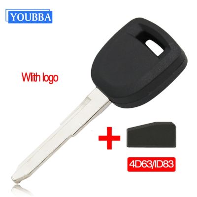 YOUBBA Transponder Key Shell Uncut Blade For Mazda 2 3 5 6 CX7 9 MX5 RX8 MX8 323 626 MPV RX7 RX With/without 4D63 Id83 Chip