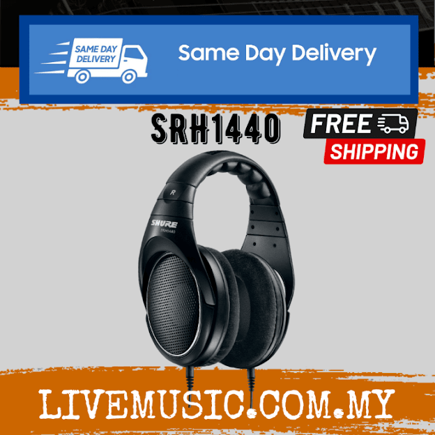 Shure SRH1440 Open-back Pro Studio Headphones ( SRH-1440 / SRH