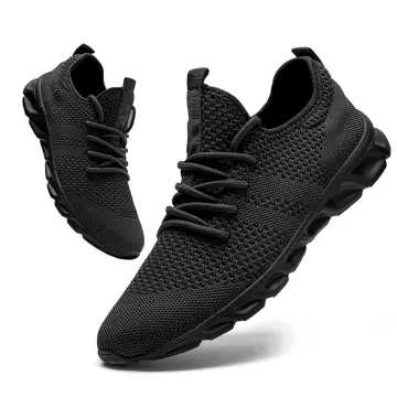 Mens black and hot sale white casual shoes