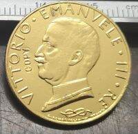 1931 100เหรียญทอง Lire-Vittorio Emanuele III