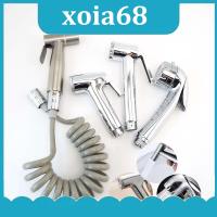 xoia68 Shop Handheld Bathroom Bidet Shower Head Faucet Spray ABS Water 1/2" 2m Hose Spring Tube Connector Sprayer