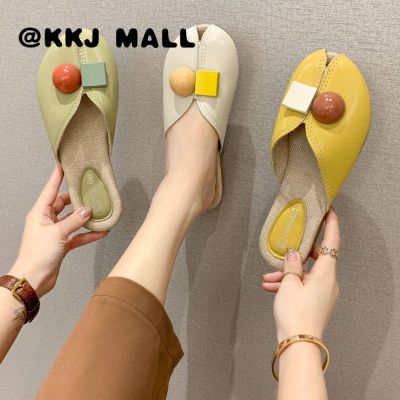 KKJ MALL รองเท้า ผู้หญิง รองเท้าเปิดส้น รองเท้า แตะ รองเทัาแตะหญิง 2022 ใหม่ 012114