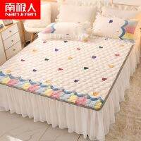 Milk Fiber Bed Skirt One-Piece Thickened Princess Bed Overskirt Type Fitted Sheet Overskirt Bed Apron Cover Sheets