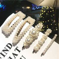 【CW】 pearls Hair for Fashion Imitation Korean Hairpins Alloy Hairgrip Accessories