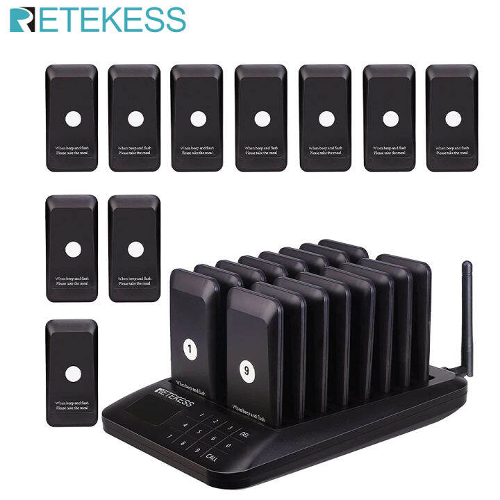 Retekess TD157 Pager System,Pagers for Restaurants,2 Calling Modes