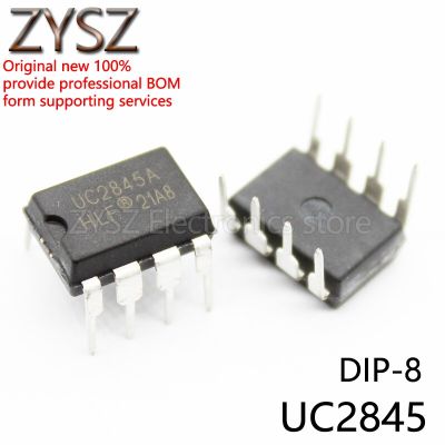 10pcs  UC2845B DIP-8 UC2845 DIP 2845 UC2845AN UC2845A UC2845N CURRENTMODE PWM CONTROLLER IC Electronic components