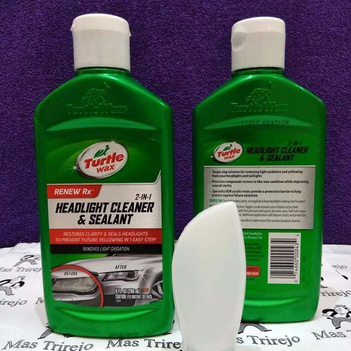 Turtle Wax Headlight Cleaner And Sealant ( Kemasan Repack 30 Ml