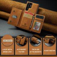 เคสหนังสุดหรูใหม่ที่ขายดีที่สุดสำหรับ Samsung Galaxy S22 S23บวก S21 S20 Note20 FE สามารถถอดฝาครอบป้องกันกระเป๋าสตางค์ได้เป็นพิเศษ