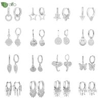 【DT】hot！ 925 Sterling Needle Color Earrings Fashion Hoop for Trend Jewelry 2023