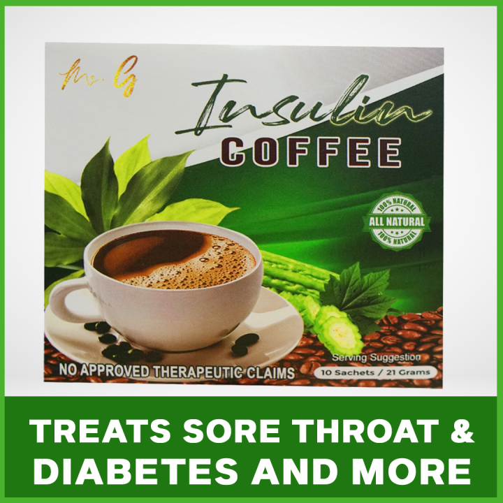 Original and Authentic Ms. G Insulin Coffee Mix of Potent Herbs and Superfoods, Good Diuretic