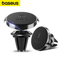 ที่วางโทรศัพท์ในรถ Baseus สำหรับ Samsung IP Xiaomi 360 ° ที่วางโทรศัพท์มือถือแม่เหล็กที่ตั้งระบายอากาศขายึดโทรศัพท์มือถือในรถยนต์