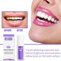 teeth whitening toothpaste purple v34 color corrector