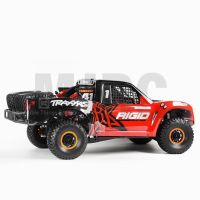 【HOT JJSGWIXLOOWEHG 541】 1/10 Rr10 Rc Slash Udr Losi สำหรับ TRX4 Scx10 90046 Jimny Mst Cfx ตาข่ายยางจำลอง Windowpane ตาข่ายป้องกันกระเป๋าเดินทาง