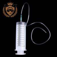 500ml CC Syringe Injector พลาสติกใสเข็มฉีดยาทิ้งขนาดใหญ่พร้อมท่อคุณภาพสูง-lihaichao