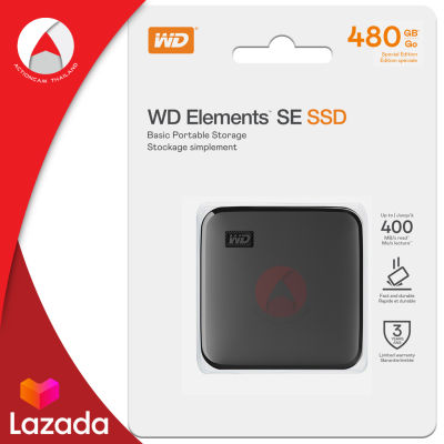 WD Element SE SSD Portable Storage 480GB ฮาร์ดดิสก์ เอส เอส ดี Harddisk SSD ประกัน Synnex 3 ปี