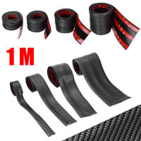 For Car Styling 35710CM 1M Car Carbon Style Rubber Moulding Strip Soft Black Door Sill Protector Edge Guard Stickers Mayitr