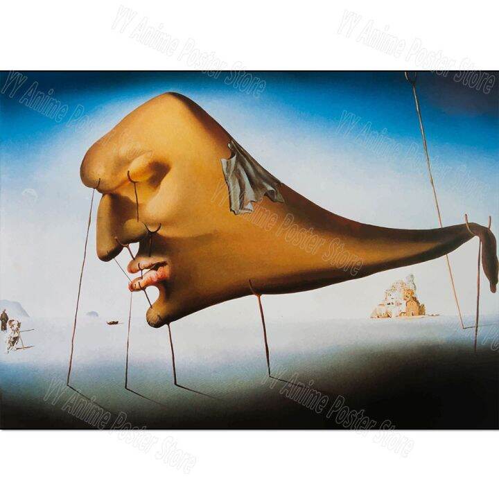 surrealism-โดย-s-alvador-dali-โปสเตอร์ผ้าใบจิตรกรรมนามธรรมงานศิลปะพิมพ์ผนังศิลปะสำหรับห้องนั่งเล่นตกแต่ง-c-uadros-ที่ไม่ซ้ำกันและสะดุดตา