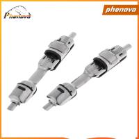 Phenovo 2ที่นั่งรอกตกปลาเบ็ดตกปลาคลิปเสาติดตั้งดาดฟ้าสแตนเลส DIY อุปกรณ์เสริม