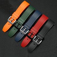 Quality Silicone Rubber Watch Strap 20Mm 22Mm 24Mm Sport Watchband Black Green Red Orangewristband With Quick Release Spring Bar