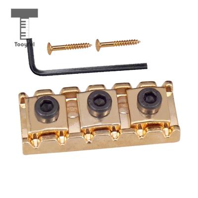 ：《》{“】= Tooyful Electric Guitar String Locking Nut With Allen Wrench Screws For Tremolo Bridge 43Mm