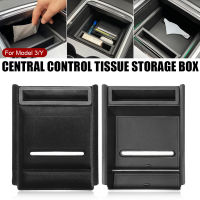 For Tesla Model 3 Model Y 2021 Center Console Organizer Tray Armrest Storage Box Hidden Cubby Interior Organizer Car Accessories