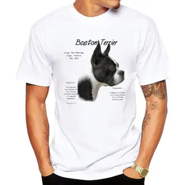 Stay Weird - Funny Boston Terrier Cartoon Dog T-shirt for Sale by